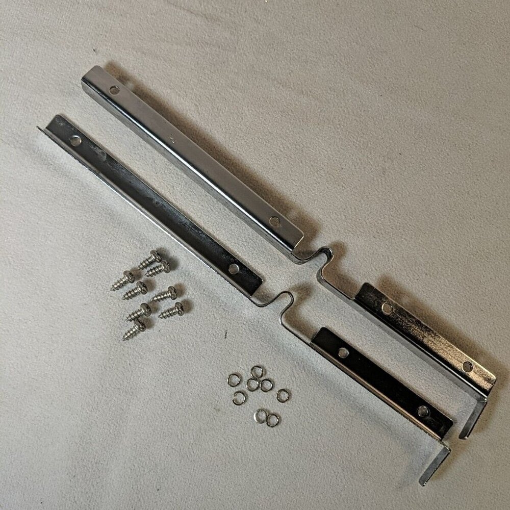 George Foreman Rotisserie Chicken Oven Replacement Side Rails Parts GR82 GR59A